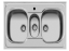 سینک استیل روکار اخوان مدل 29